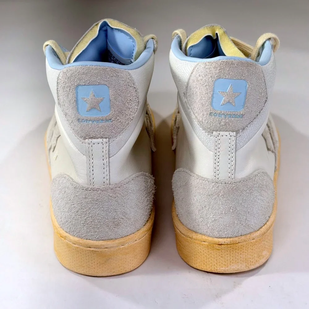 NEW Converse Pro Leather Hi Sneakers M 10.5 W 12 White Chase the Drip PJ Tucker - Picture 10 of 12
